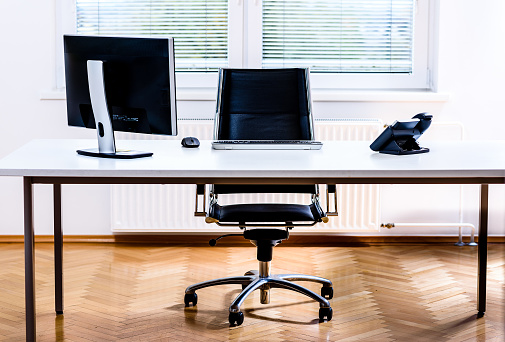 empty office desk