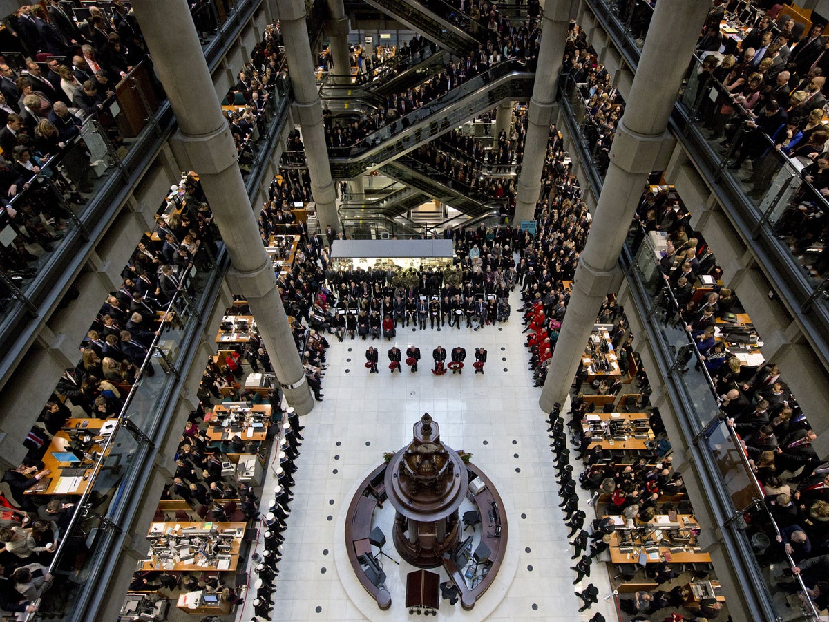 Lloyd's inside outbuilding, London